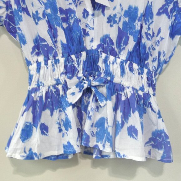 BINDU WHITE MONET WILLOW TOP SMALL - Picture 3 of 10